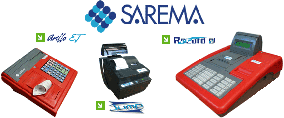 registratori di cassa Sarema